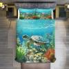 AAPZY Sea Turtle 3D 3-Piece Duvet Cover Set, Super Soft Breathable Hypoallergenic Bedding, Double 200 x 200 cm view 2