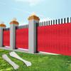 HEFJIAYCIQ Balcony Privacy Screen, HDPE Railing Cover for Shade and Rain, Red, 0.6 x 7 m view 1