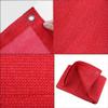 HEFJIAYCIQ Balcony Privacy Screen, HDPE Railing Cover for Shade and Rain, Red, 0.6 x 7 m view 3