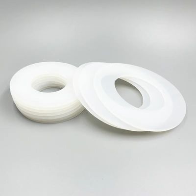 JWOO 10-Pack White Silicone Flat Gasket, 6 x 12 x 2 mm