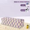 IWOWHERO Lightweight Purple Polyester Zipper Pencil Case view 3