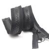 YaHoGa 162 cm #10 Separating Plastic Zipper for Tents, Black view 3