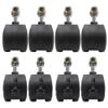 Replacement Casters for Electric Heaters, 4-Piece Plastic Set for Midea and Pioneer Models (No Brake) view 3