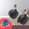 Replacement Casters for Electric Heaters, 4-Piece Plastic Set for Midea and Pioneer Models (No Brake) view 4