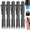 HOSPAOP Mini LED Flashlight, 5-Pack, 200 Lumens, IPX8 Waterproof, 2 AAA Batteries Not Included view 1