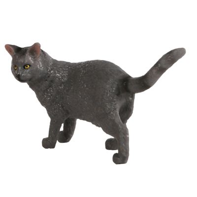 Artificial Plastic Cat Figure for Decoration and Photography