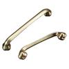 HAEUYA Gold Cabinet Handles, 2-Pack, Curved, 128 mm Hole Spacing view 1