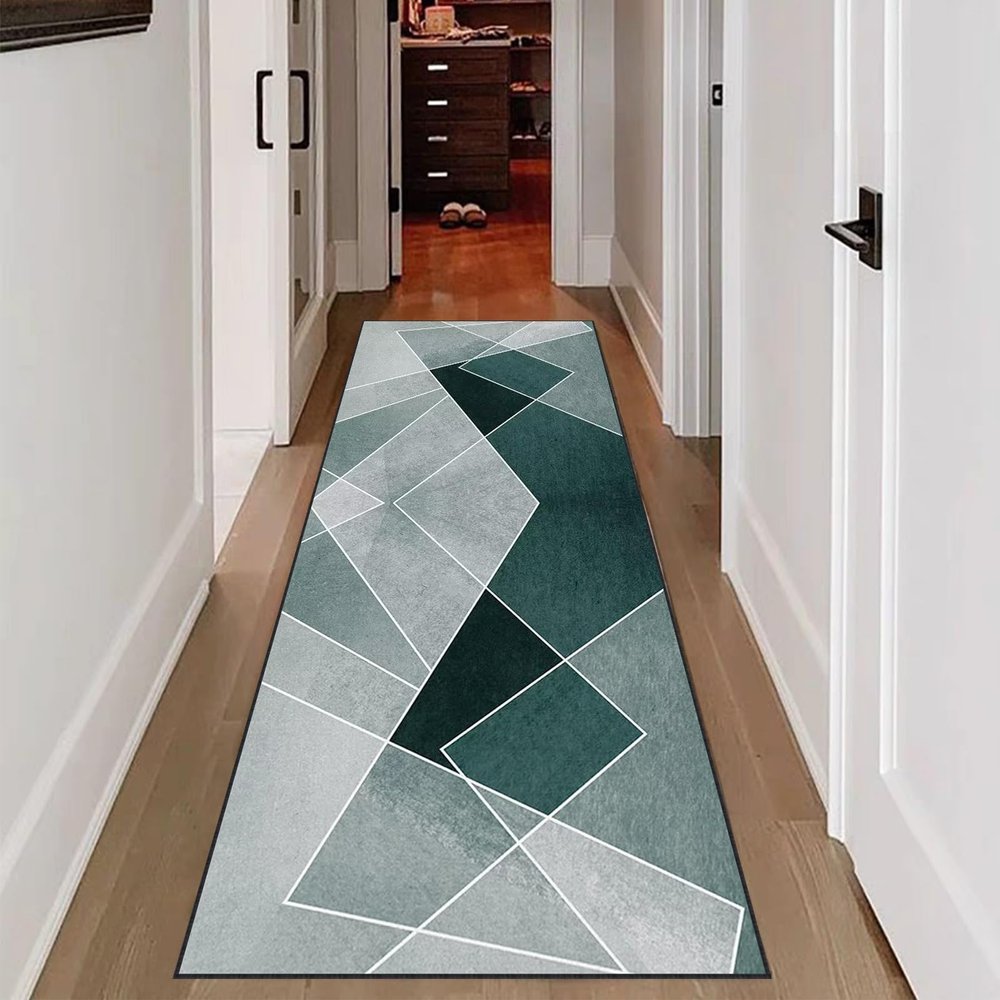 RxueSug Hallway Runner Rug, 80 x 180 cm, Washable, Non-Slip