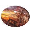 Lonely Bench Sunset-Printed Christmas Tree Skirt, 48 in, Thickened view 2