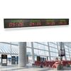 LZDOYY Large Digital LED World Clock, 3/4/5/6 Time Zones, Wall-Mounted, Selectable Cities, 5-Level Brightness, for Hotels view 1
