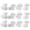 JOINPAYA Mini Resin Dog Figures, 12-Piece Set, Glow-in-the-Dark Puppy Figurines for Garden Decor, Moss Landscapes, and Crafts view 1