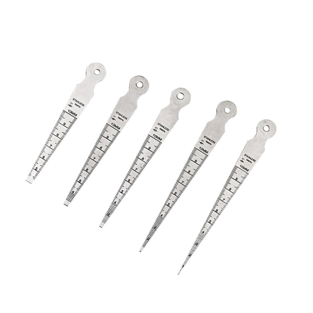 Stainless Steel Taper Gauge, 1–10 mm, High Precision