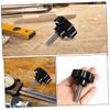 Black Clamping Screw Knobs, 2-Pack, M6 Hex Star Knob view 3