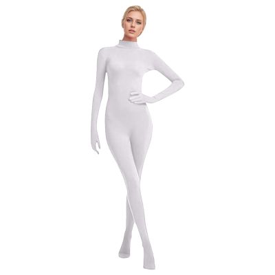 Foweknow Women's Full-Body Suit, Open-Face Zentai Cosplay Jumpsuit