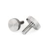 XIOKLM M3–M10 GB835 304 A2-70 Stainless Steel Knurled Flat-Head Thumb Screws, DIN653 (2 M6 x 10 mm) view 1