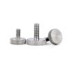 XIOKLM M3–M10 GB835 304 A2-70 Stainless Steel Knurled Flat-Head Thumb Screws, DIN653 (2 M6 x 10 mm) view 2