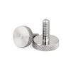XIOKLM M3–M10 GB835 304 A2-70 Stainless Steel Knurled Flat-Head Thumb Screws, DIN653 (2 M6 x 10 mm) view 3