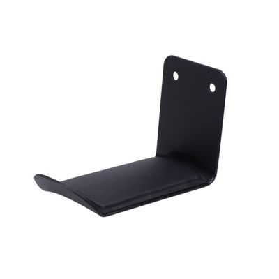 KOMBIUDA Black PU Leather and Metal Headphone Holder for Home