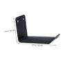 KOMBIUDA Black PU Leather and Metal Headphone Holder for Home view 3