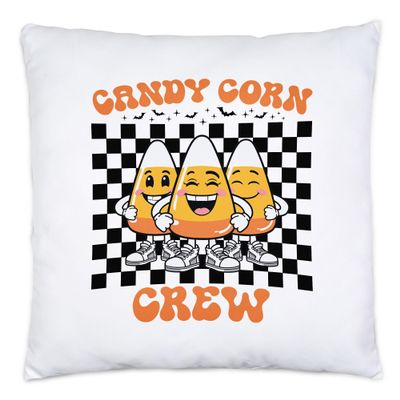 Hey!Print Candy Corn Crew Pillow, Halloween Party Gift Idea, Fall Sweets