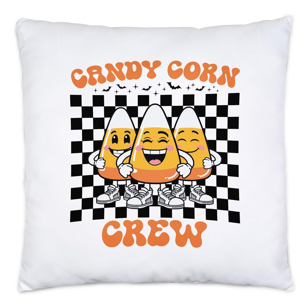 Hey!Print Candy Corn Crew Pillow, Halloween Party Gift Idea, Fall Sweets