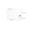 DIYEAH 2-Piece Transparent Donation Box with Lock and Keys view 2