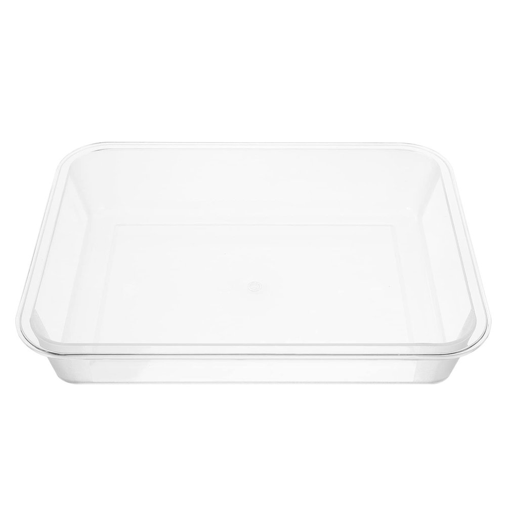 Rectangular Multifunctional Acrylic Food Serving Tray, 30 x 24 cm
