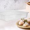 Rectangular Multifunctional Acrylic Food Serving Tray, 30 x 24 cm view 3