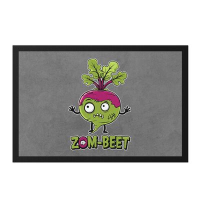 Hey!Print Zom-Beet Beetroot Doormat, Gift Idea for Vegetable and Halloween Fans