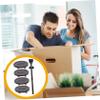 Furniture Lifter, 1,000 kg Load Capacity, Iron and ABS, Black view 3