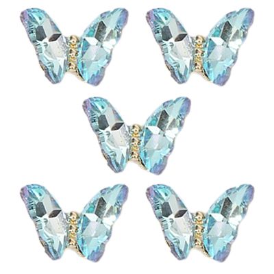 1 Bag of Butterfly Rhinestones 3D Decoration