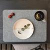 Feltd. Felt Placemat with Rounded Corners, Marble, Set of 4, 45 × 33 cm view 2