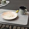 Feltd. Felt Placemat with Rounded Corners, Marble, Set of 4, 45 × 33 cm view 3
