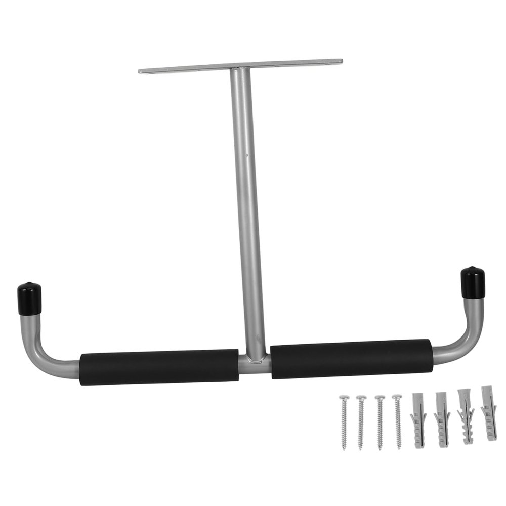 Warmhm Stainless Steel Garage Ceiling Rack for Bicycles and Fishing Rods