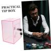 Acrylic Box with Lock for Letters and Envelopes, Pink, 1 Count view 3