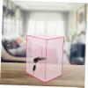 Acrylic Box with Lock for Letters and Envelopes, Pink, 1 Count view 4