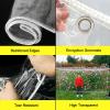 Waterproof Clear Tarp 1.2 x 1.5 m with Eyelets, 0.35 mm Thick PVC Cover view 4