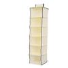 Amosfun 1-Piece 6-Hanging-Bag Handbag Closet Organizer, Beige view 1
