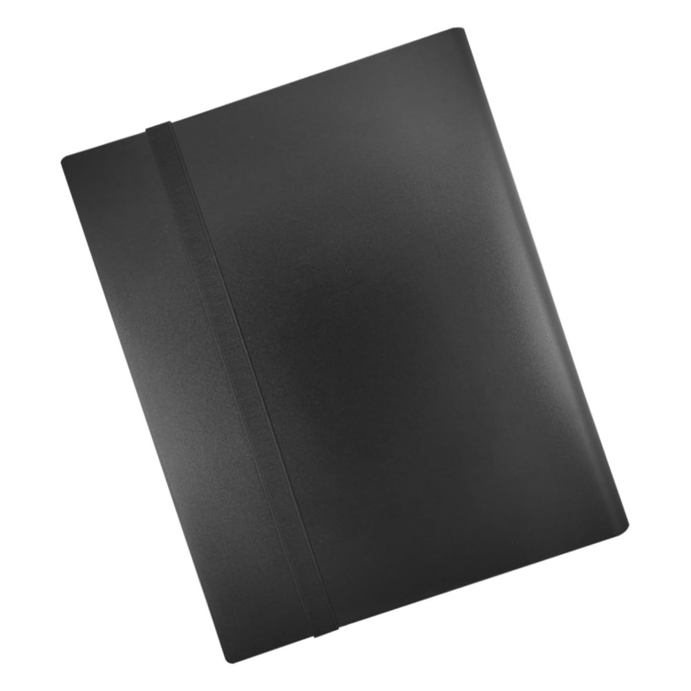 TOYANDONA Black PP Card Album for 360 Cards, 9-Pocket, Rigid and Securely Closed