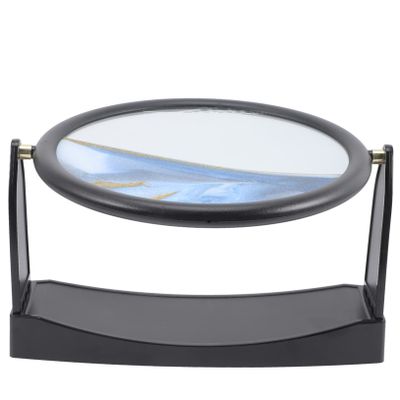 Vaguelly Movable Sand Art Decoration with Rotating Base, 250 x 60 x 250 mm, for Office