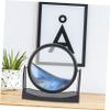 Vaguelly Movable Sand Art Decoration with Rotating Base, 250 x 60 x 250 mm, for Office view 2