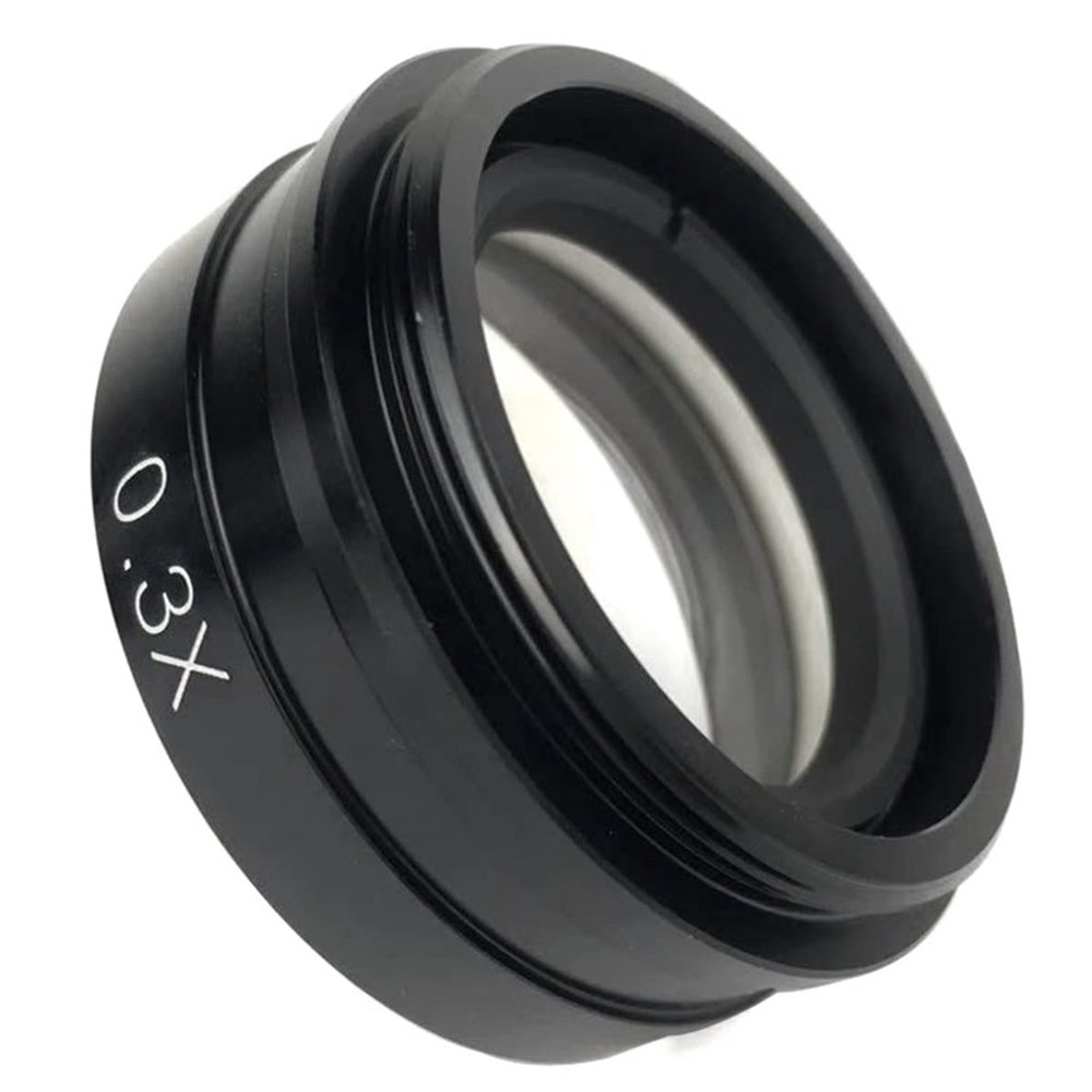 Microscope Accessory 0.3X/0.5X/2.0X Auxiliary Lenses for Industrial Video Microscopes
