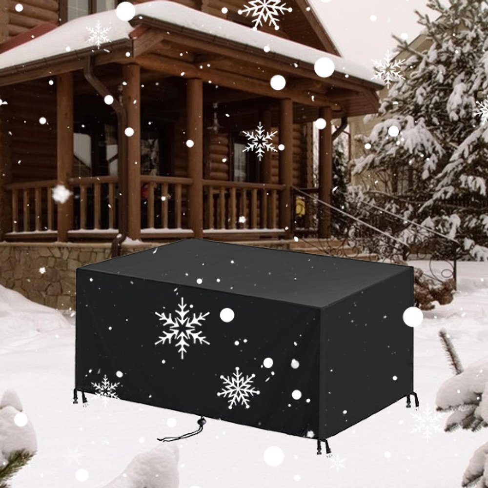 Waterproof Garden Furniture Cover, 400 x 275 x 84 cm, 600D Oxford Fabric
