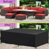 Waterproof Garden Furniture Cover, 400 x 275 x 84 cm, 600D Oxford Fabric view 2