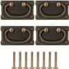 UDJKSHAL Vintage Cabinet Handles, 4-Piece Set view 1