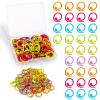 Tundi Stitch Markers, 100-Piece Metal Stitch Markers for Knitting view 1