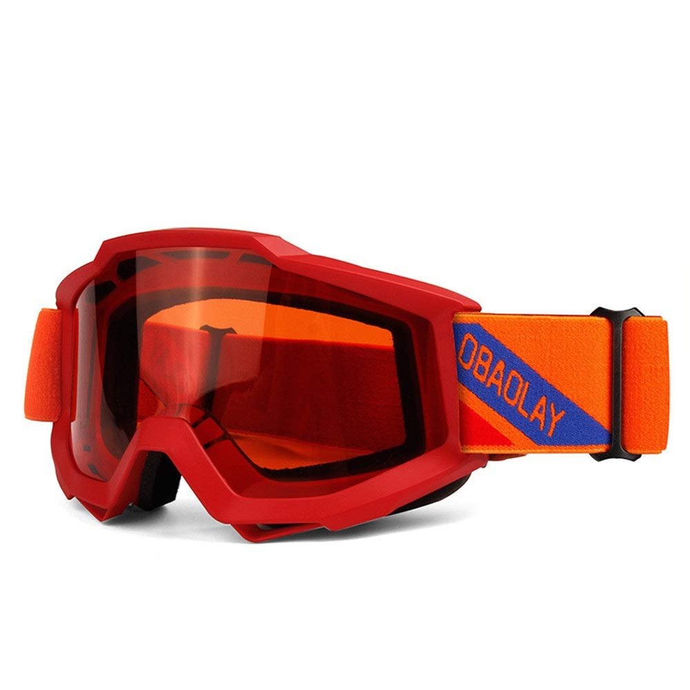 ZGYOZMNG Ski Goggles with Dual-Layer Lens, Anti-Fog UV Protection, Blue, One Size