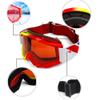 ZGYOZMNG Ski Goggles with Dual-Layer Lens, Anti-Fog UV Protection, Blue, One Size view 2
