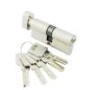 70 mm Copper Cylinder Lock for Interior Doors, 5 Brass Keys view 1