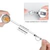 Retractable ID Badge Holder with Alligator Clip view 3